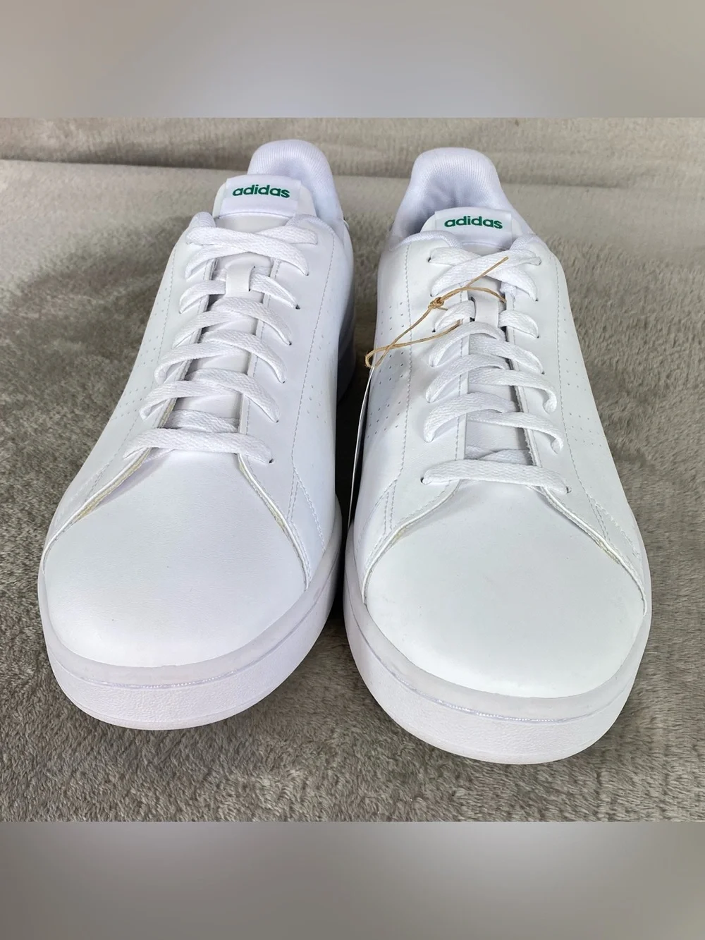 adidas Advantage GZ5300 Mens Size 13 Cloud White Tennis‎ Pickleball Shoes NEW